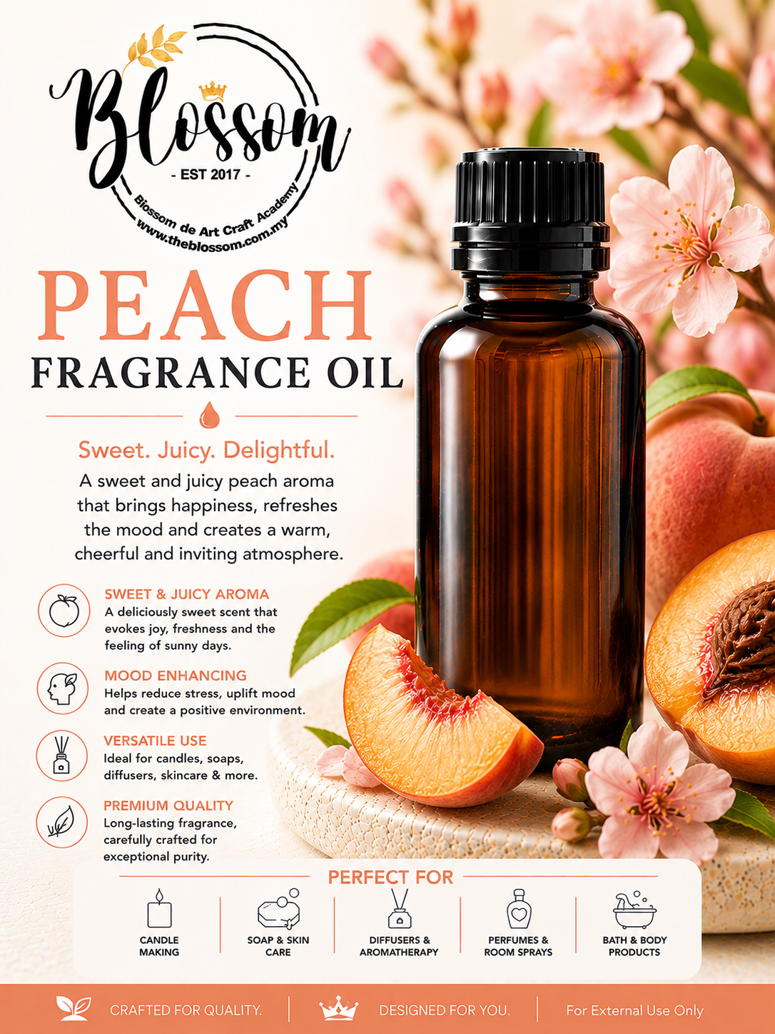 Peach Fragrance Oil Peach Fragrance Oil