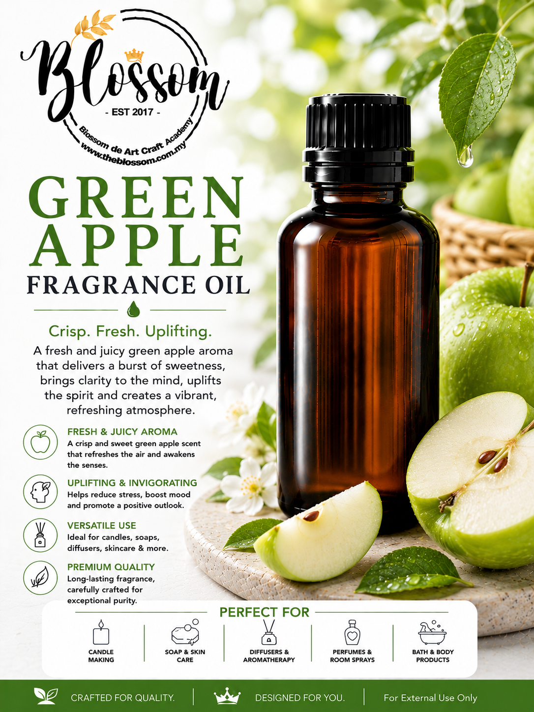Green Apple Fragrance Oil Green Apple Fragrance Oil