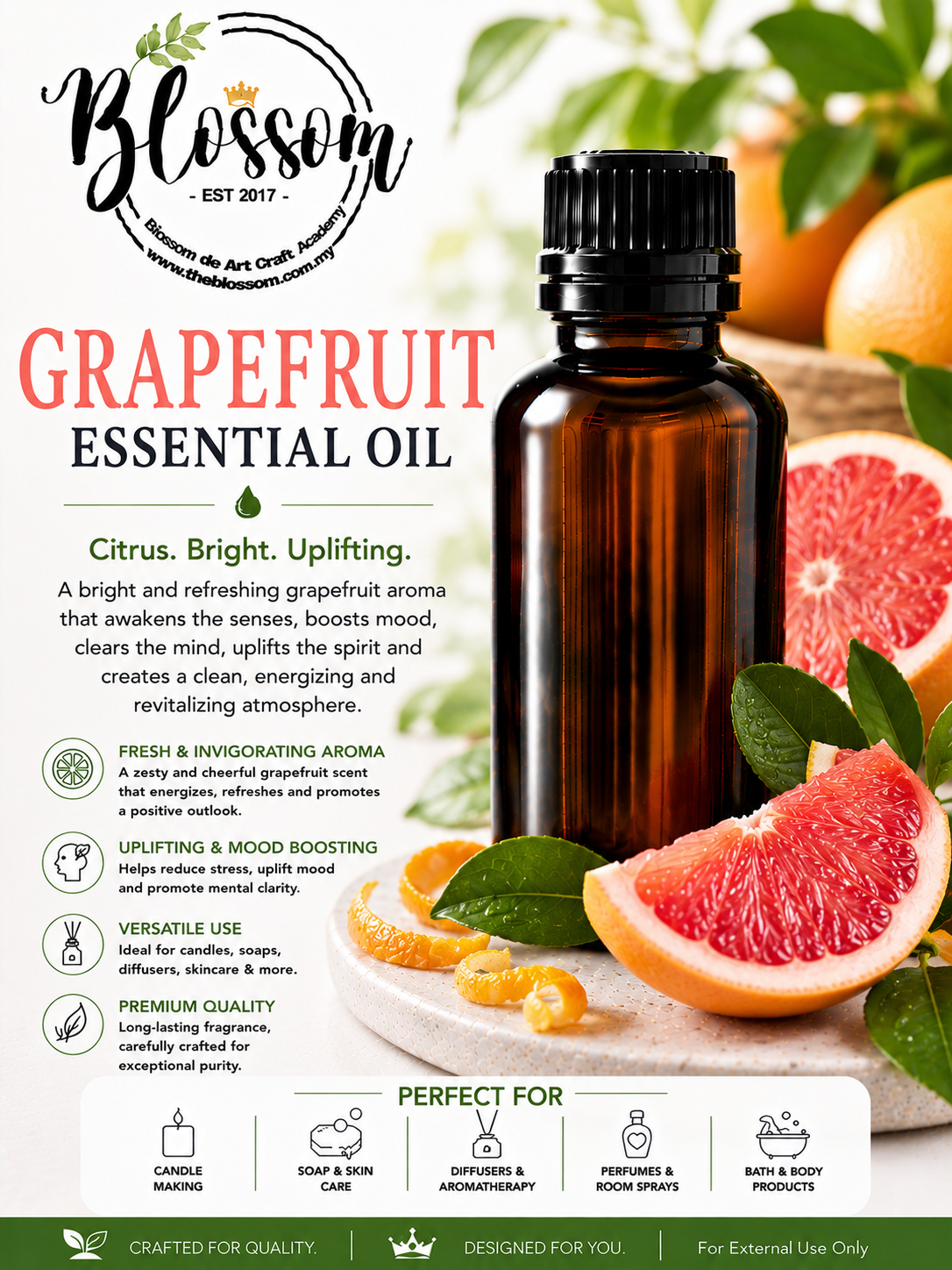 Grapefruit Pure Essential Oil Grapefruit Pure Essential Oil
