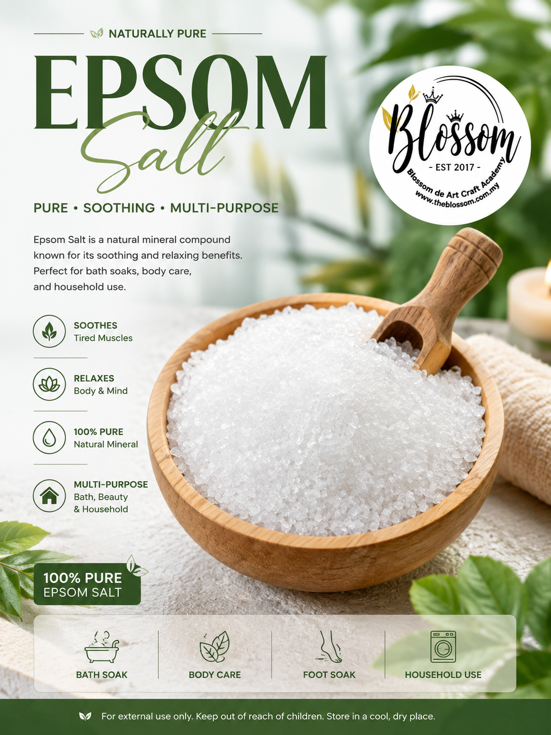 Magnesium Sulfate / Epsom Salt Magnesium Sulfate / Epsom Salt