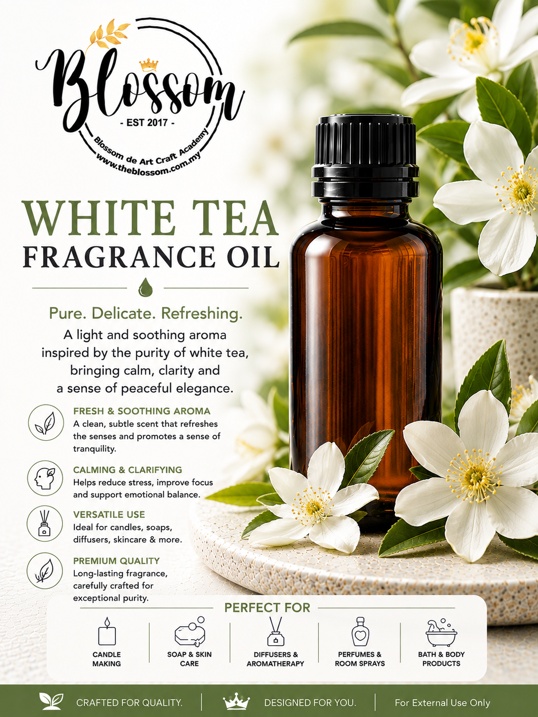White Tea Fragrance Oil White Tea Fragrance Oil