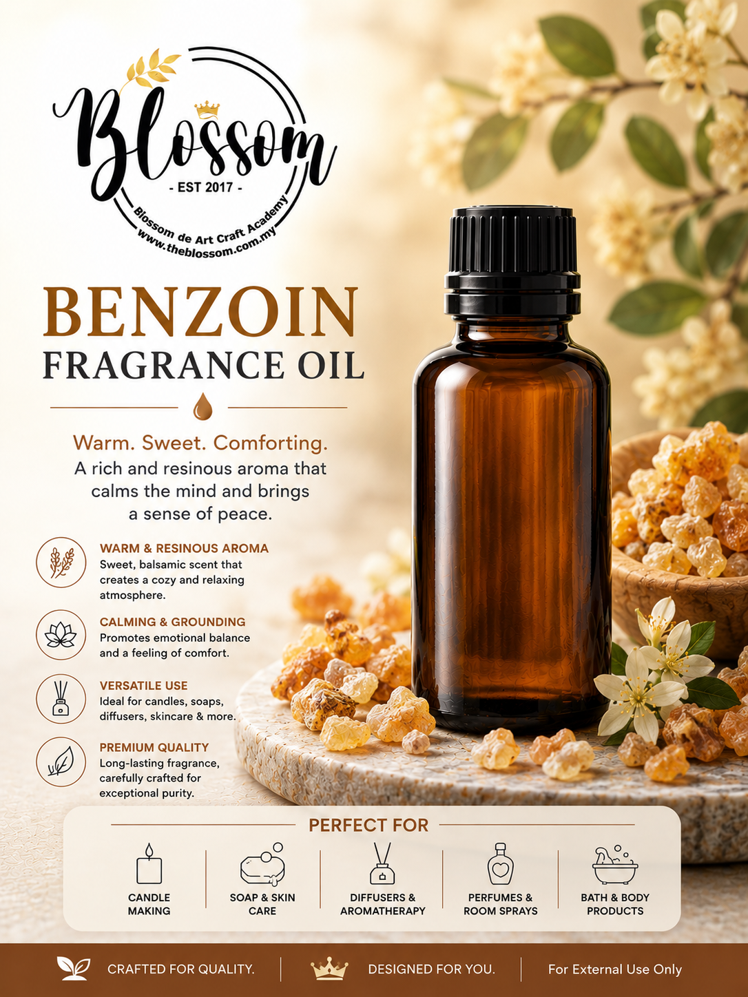 Benzoin Fragrance Oil Benzoin Fragrance Oil
