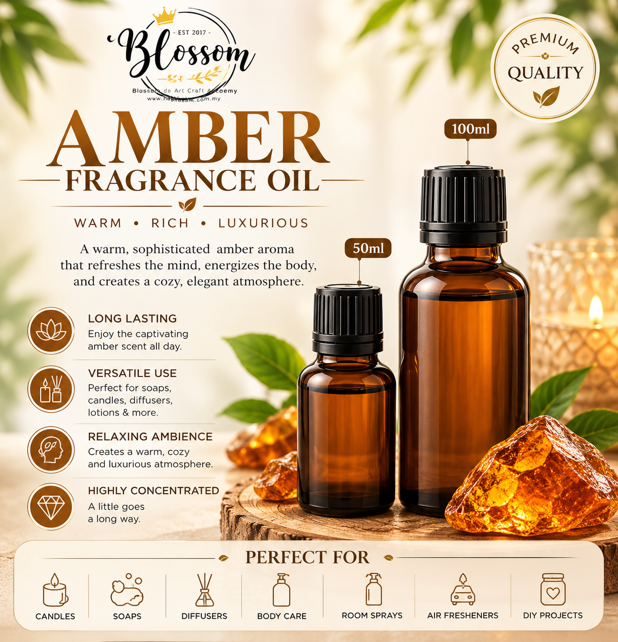 Amber Fragrance Oil Amber Fragrance Oil