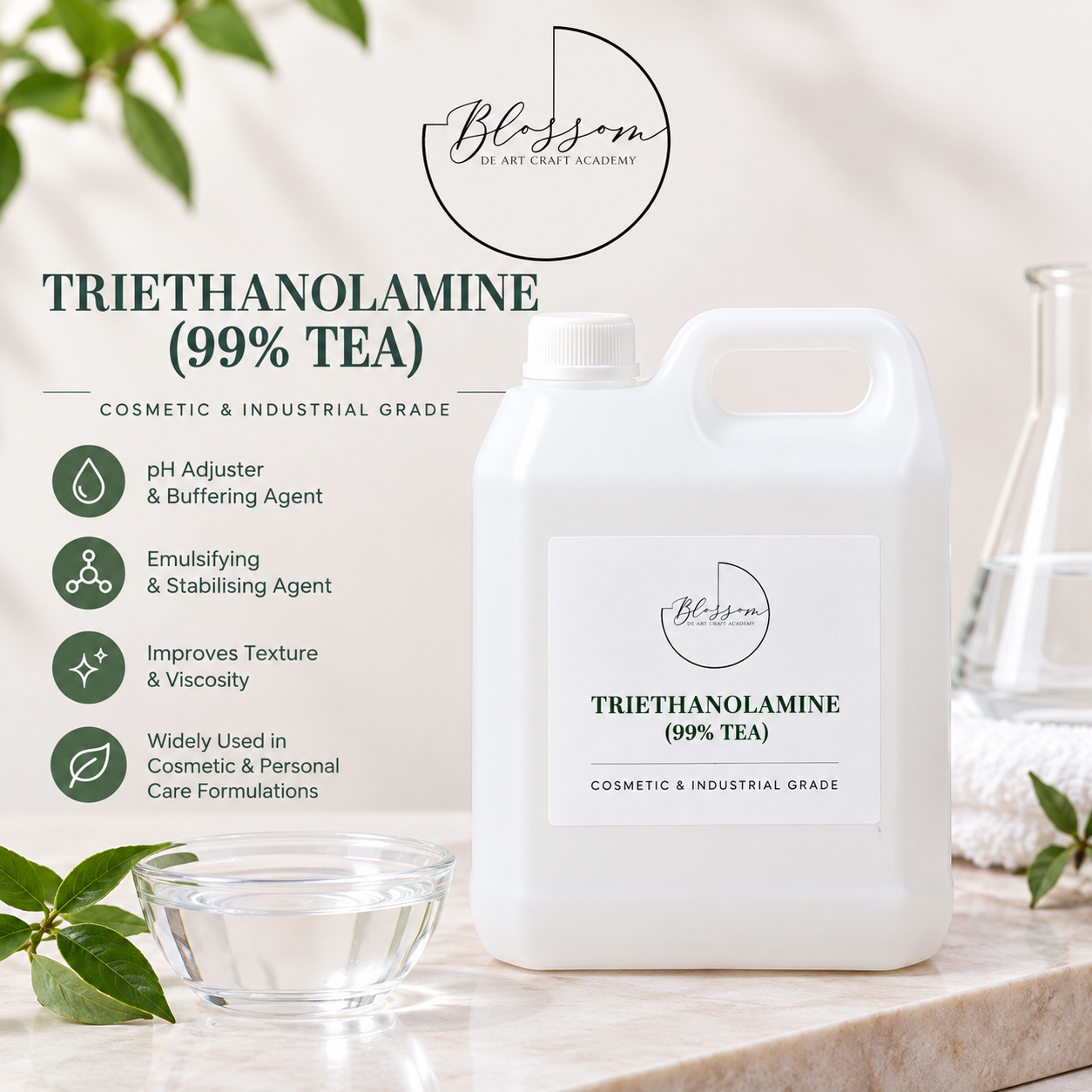 Triethanolamine 99% (TEA)